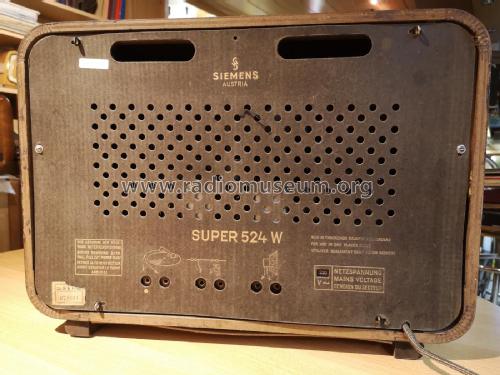 Mittelsuper 524W; Siemens-Austria WSW; (ID = 2607748) Radio