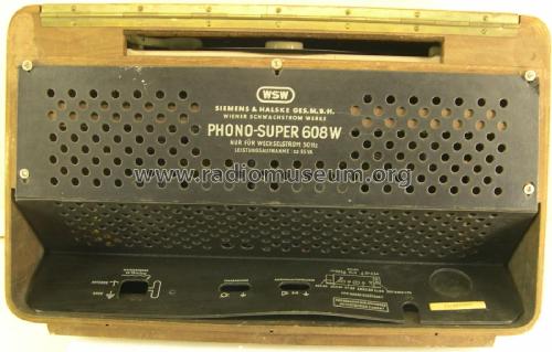 Phono-Domino 608W ; Siemens-Austria WSW; (ID = 1783361) Radio