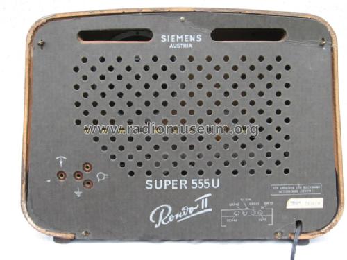 Rondo II Super 555U; Siemens-Austria WSW; (ID = 128545) Radio