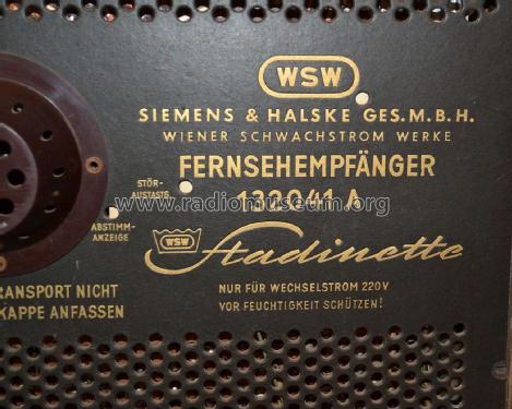 Stadinette 132.041A; Siemens-Austria WSW; (ID = 1936407) Television