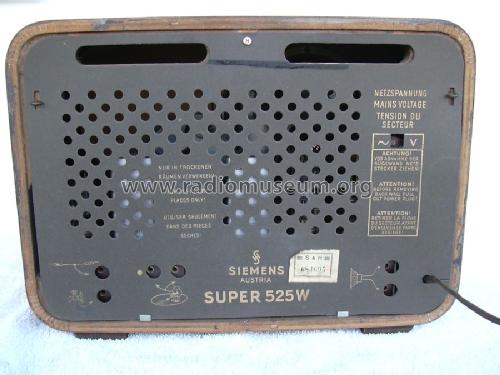 Super 525W; Siemens-Austria WSW; (ID = 210376) Radio