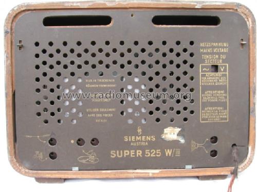 Super 525W III; Siemens-Austria WSW; (ID = 324271) Radio