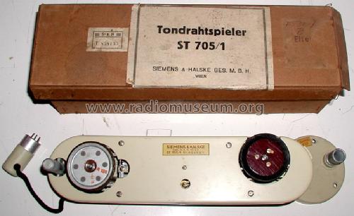 Tondrahtspieler ST705/1; Siemens-Austria WSW; (ID = 1209544) R-Player
