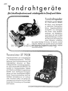 Tondrahtverstärker SV802/2; Siemens-Austria WSW; (ID = 1185735) Ampl/Mixer