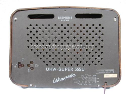 Ukawette UKW-Super 555U; Siemens-Austria WSW; (ID = 128549) Radio