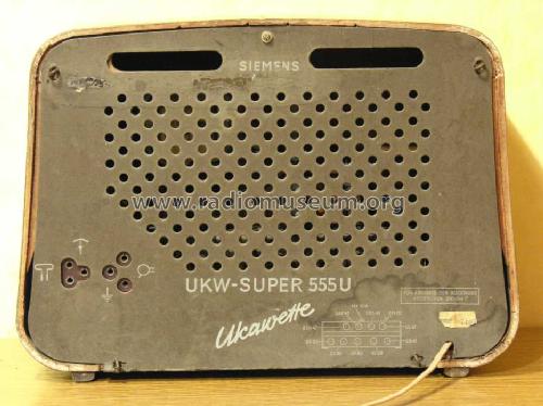 Ukawette UKW-Super 555U; Siemens-Austria WSW; (ID = 218535) Radio