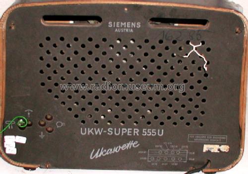 Ukawette UKW-Super 555U; Siemens-Austria WSW; (ID = 965600) Radio