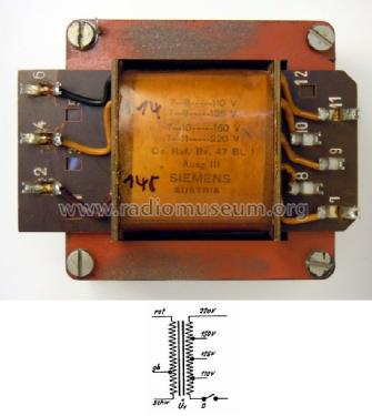 UKW-Untersatz-Super 547W; Siemens-Austria WSW; (ID = 1428425) Radio