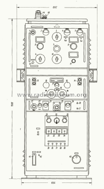 Kurzwellen-Sender 400 Watt Funk 435 S 313a; Siemens & Halske, - (ID = 2697637) Commercial Tr