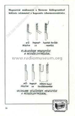 Kishegesztő - Kleinschweißgerät - Small Welder Kfa wz 105a / 63 LW 24/43; Siemens; Budapest (ID = 1583161) Equipment