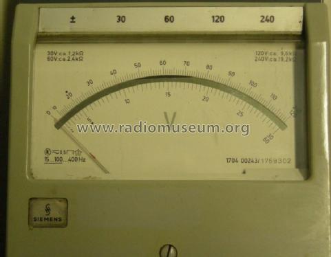 Voltmeter 1704 00243; Siemens & Halske, - (ID = 1386479) Equipment