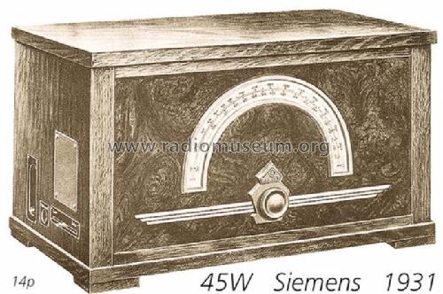 45W; Siemens & Halske, - (ID = 937) Radio