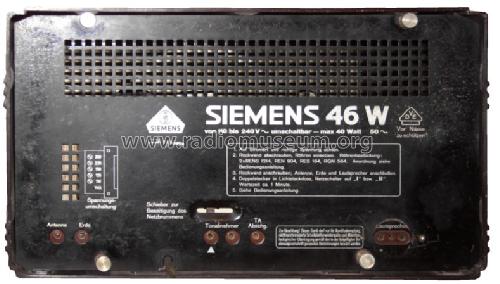 46W; Siemens & Halske, - (ID = 693918) Radio