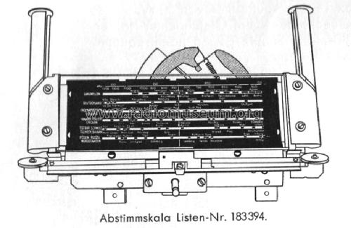 Abstimmskala mit Abdeckrahmen ZubSK 72; Siemens & Halske, - (ID = 698823) Radio part