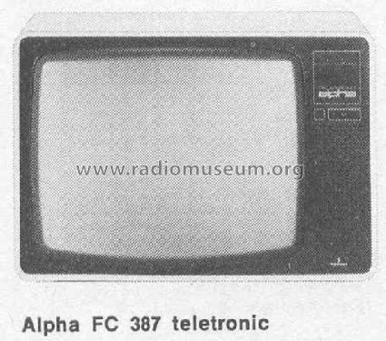 Alpha Teletronic FC 387; Siemens & Halske, - (ID = 439849) Televisión