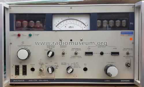 Analysator - Selective Audio Voltmeter D2040; Siemens & Halske, - (ID = 2096676) Equipment