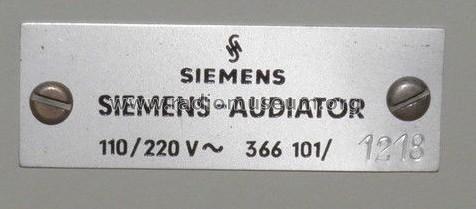 Audiator ; Siemens & Halske, - (ID = 1640840) Medicine