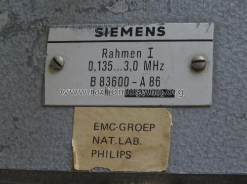 Rahmen- und Stabantenne, Antennen-Anpassungsgerät B83600 B85 A86; Siemens & Halske, - (ID = 2501542) Antenna