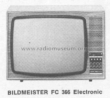 Bildmeister Electronic FC 366; Siemens & Halske, - (ID = 439846) Television