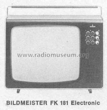 Bildmeister Electronic FK181; Siemens & Halske, - (ID = 445414) Television