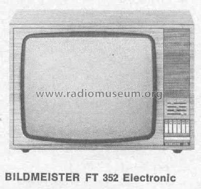 Bildmeister Electronic FT 352; Siemens & Halske, - (ID = 445462) Television