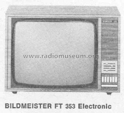 Bildmeister Electronic FT 353; Siemens & Halske, - (ID = 445463) Television