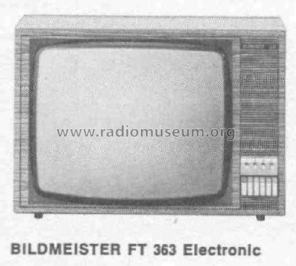 Bildmeister Electronic FT 363; Siemens & Halske, - (ID = 445472) Televisión