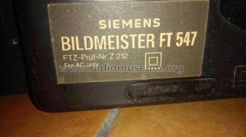 Bildmeister FT-547; Siemens & Halske, - (ID = 1891867) Fernseh-E