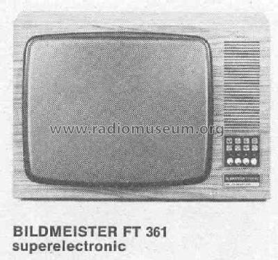 Bildmeister Superelectronic FT 361; Siemens & Halske, - (ID = 445468) Televisión