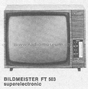 Bildmeister Superelectronic FT 503; Siemens & Halske, - (ID = 445476) Television