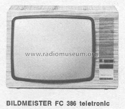 Bildmeister FC386 teletronic; Siemens & Halske, - (ID = 439844) Télévision