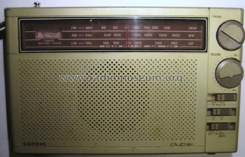 Club RK611; Siemens & Halske, - (ID = 783518) Radio