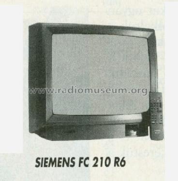 Colour Television FC 210 R6; Siemens & Halske, - (ID = 1211290) Fernseh-E