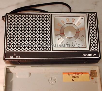 Cordly RK29A; Siemens & Halske, - (ID = 1365884) Radio