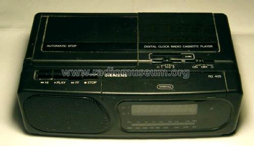 Digital Clock Radio Cassette Player RG 405 Q6; Siemens & Halske, - (ID = 2446099) Radio