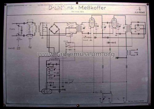 Drahtfunkmesskoffer Rel mse 120a; Siemens & Halske, - (ID = 686584) Equipment
