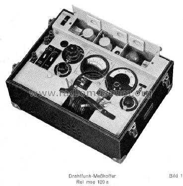 Drahtfunkmesskoffer Rel mse 120a; Siemens & Halske, - (ID = 94885) Equipment