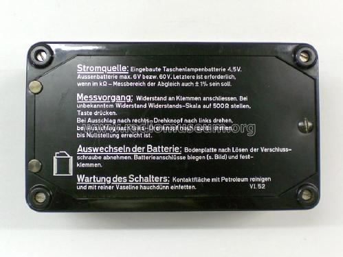 Einknopf-Messbrücke ; Siemens & Halske, - (ID = 473783) Equipment