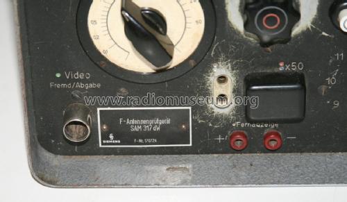 F-Antennenprüfgerät SAM 317 dW; Siemens & Halske, - (ID = 1774883) Equipment