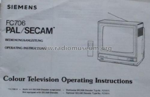 FC706; Siemens & Halske, - (ID = 1684887) Television