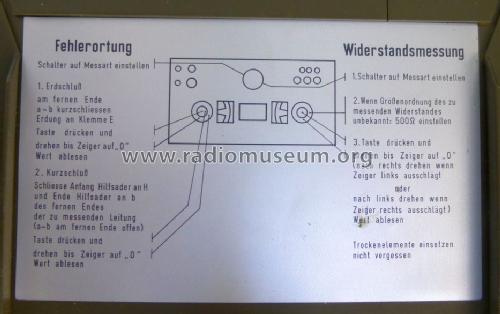 Fehlerortungsbrücke Rel 3 L 64c; Siemens & Halske, - (ID = 1463438) Equipment
