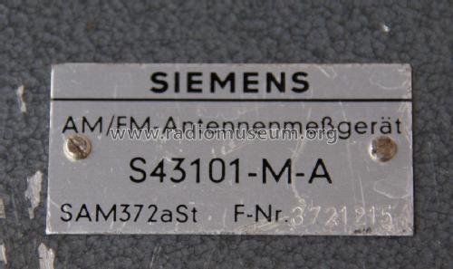 FM/AM-Antennenmessgerät S43101-M-A; Siemens & Halske, - (ID = 2050800) Equipment