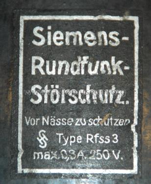 Glättungseinrichtung Rfss 3; Siemens & Halske, - (ID = 2047497) Power-S