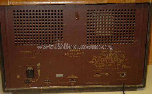 Gross-Super 52 SH814W; Siemens & Halske, - (ID = 159910) Radio