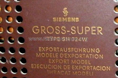 Gross-Super SH724W; Siemens & Halske, - (ID = 1431197) Radio