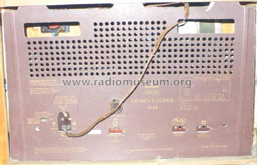 H64; Siemens & Halske, - (ID = 210591) Radio