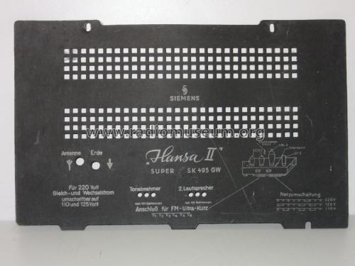 Hansa II SK495GW; Siemens & Halske, - (ID = 2415501) Radio