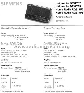 Heimradio RG317F2; Siemens & Halske, - (ID = 2609241) Radio