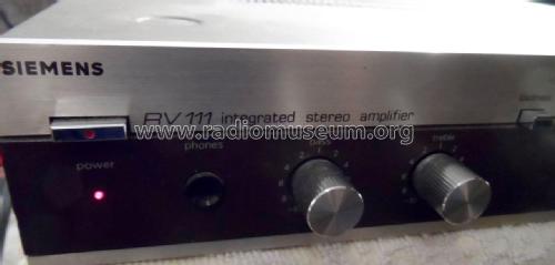 Hi-Fi Amplifier RV 111; Siemens & Halske, - (ID = 1957304) Ampl/Mixer