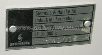 Industrie-Fernsehen Sichtgerät IF S 008 c; Siemens & Halske, - (ID = 2483576) Televisore